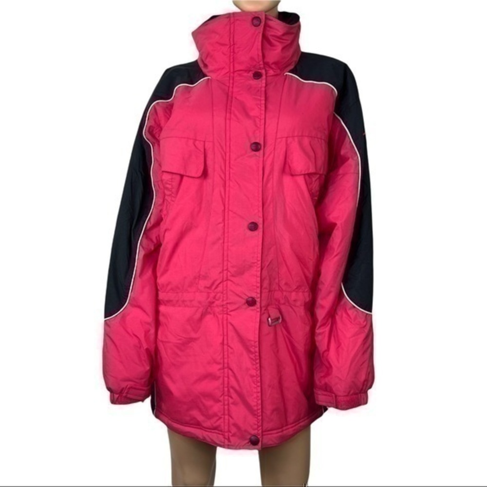 Pola Edge Women Jacket Pink Black Size XL Nylon